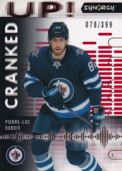 insert karta PIERRE-LUC DUBOIS 22-23 Synergy Cranked Up Red /399